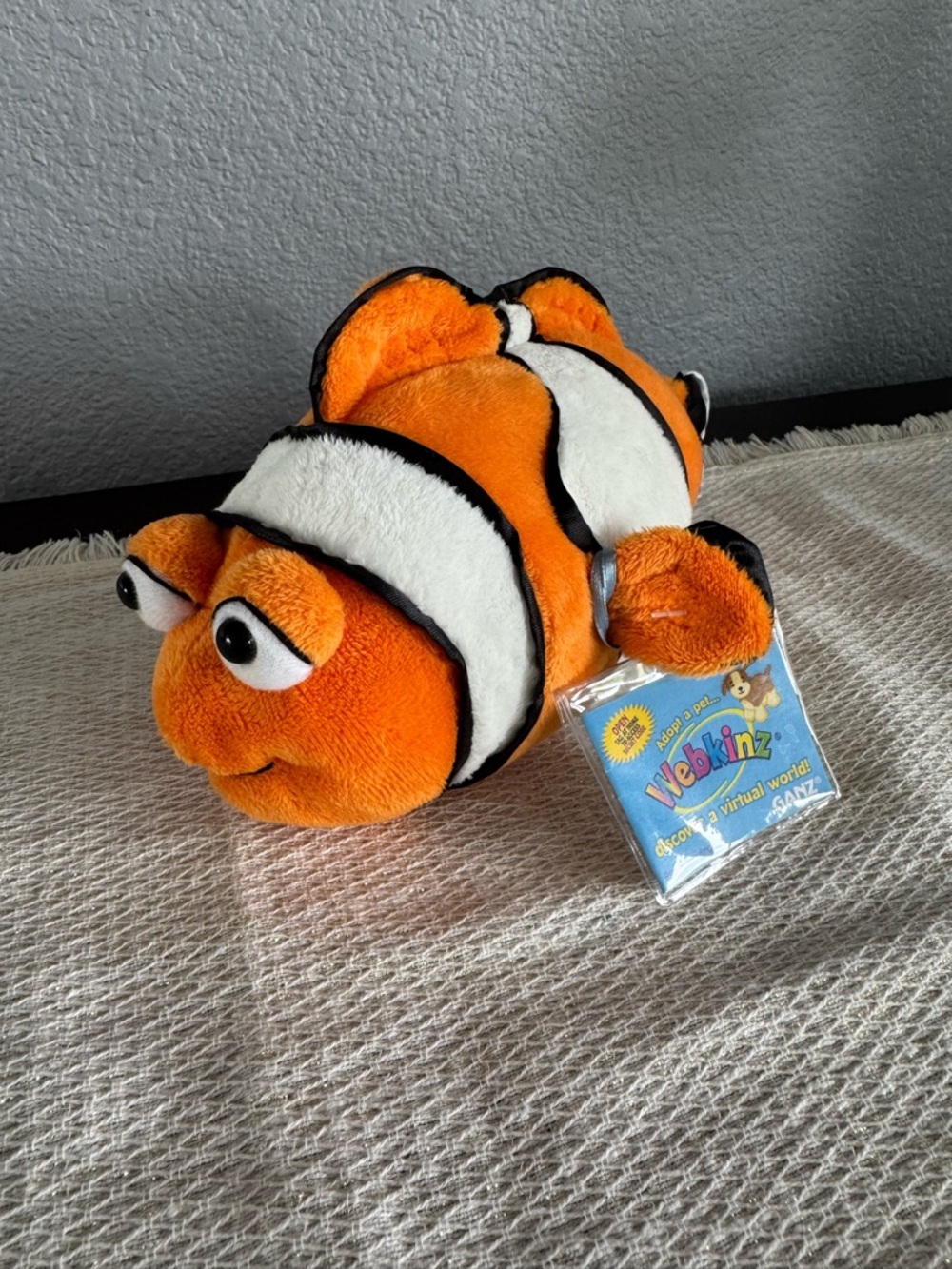 Webkinz Clown Fish Plush Ganz HM219 Sealed Tag Unused Code Vintage Nemo Style
